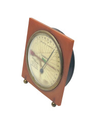 Vintage Middlebury Elektrikli Saat Art Deko Stili Bakalit Barometre Termometre AOB4244 - 3