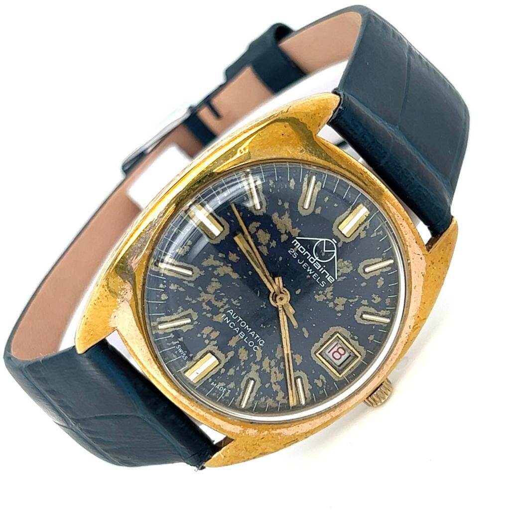 Vintage MONDAİNE Otomatik İsviçre Kol Saati SAA102 #2.24 - 1