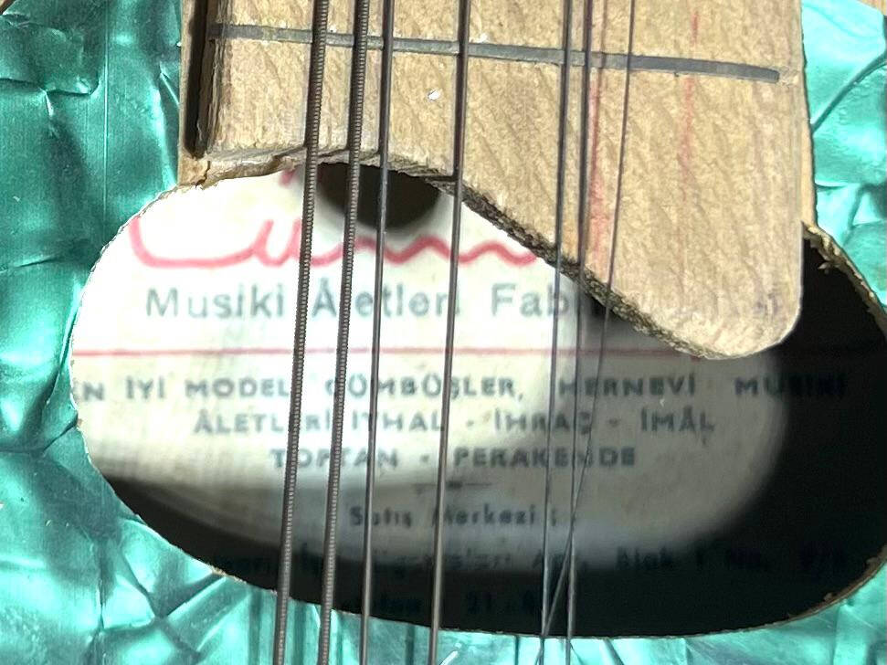 Vintage Musiki Aletleri Fabrikası Mandolin AOB4220 - 2