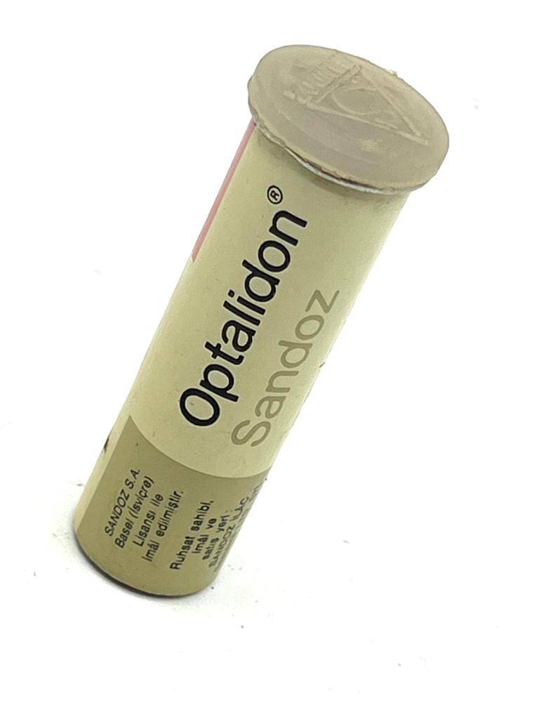 Vintage Optalidon Sandoz İlaç Kutusu MDL203 - 1