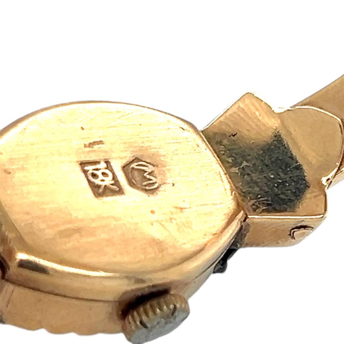 Vintage Nacar Elmas ve Yakut Taşlı Bayan Kol Saati ELM266 #21.60 - 4