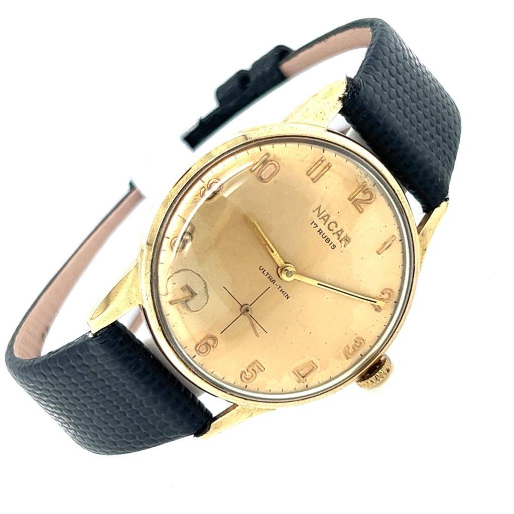 Vintage NACAR İsviçre Kurmalı Kol Saati EBY296 - 1