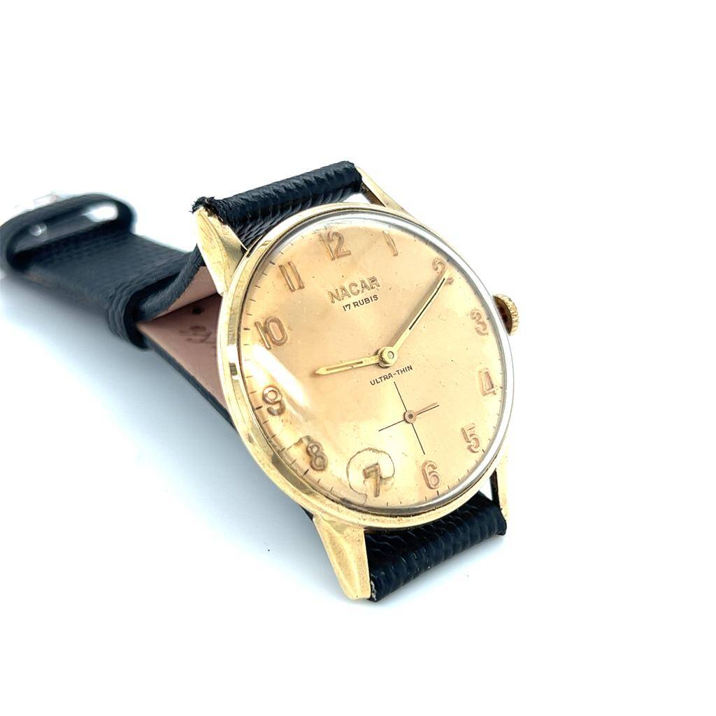 Vintage NACAR İsviçre Kurmalı Kol Saati EBY296 - 4