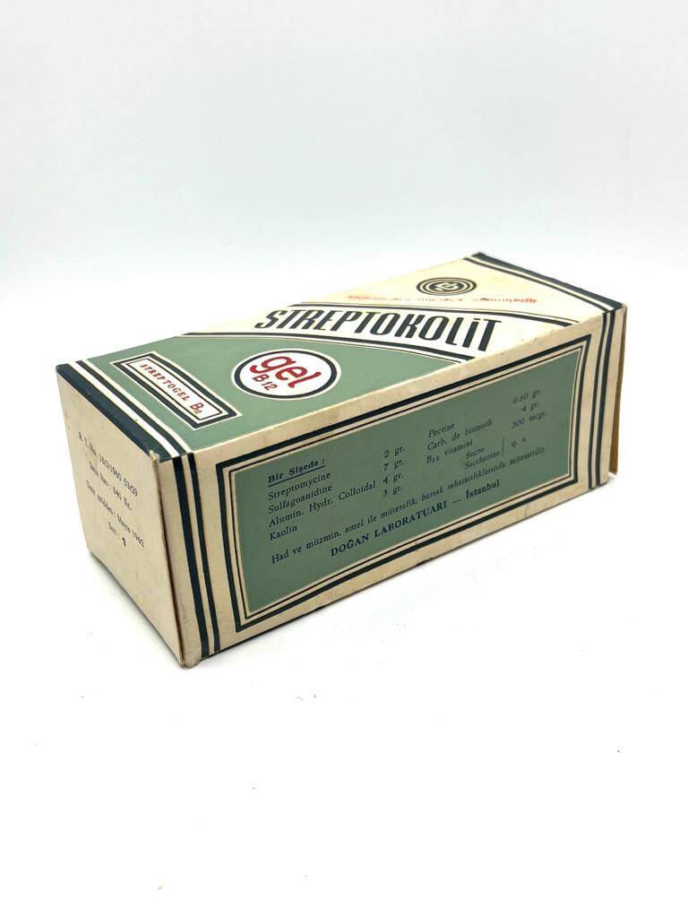 Vintage Streptokolit Gel B12 İlaç Kutusu MDL255 (N) - 3