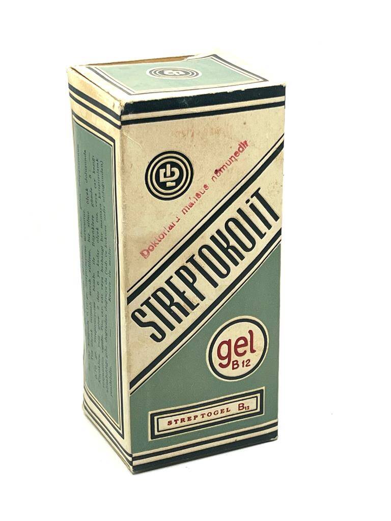 Vintage Streptokolit Gel B12 İlaç Kutusu MDL255 (N) - 1