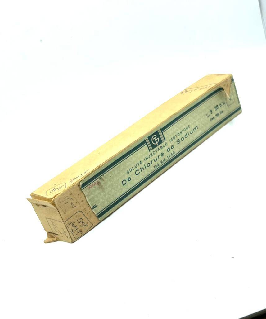 Vintage De Chlorure de Sodium Türk Kodeksi İlaç Kutusu MDL168 (N) - 1