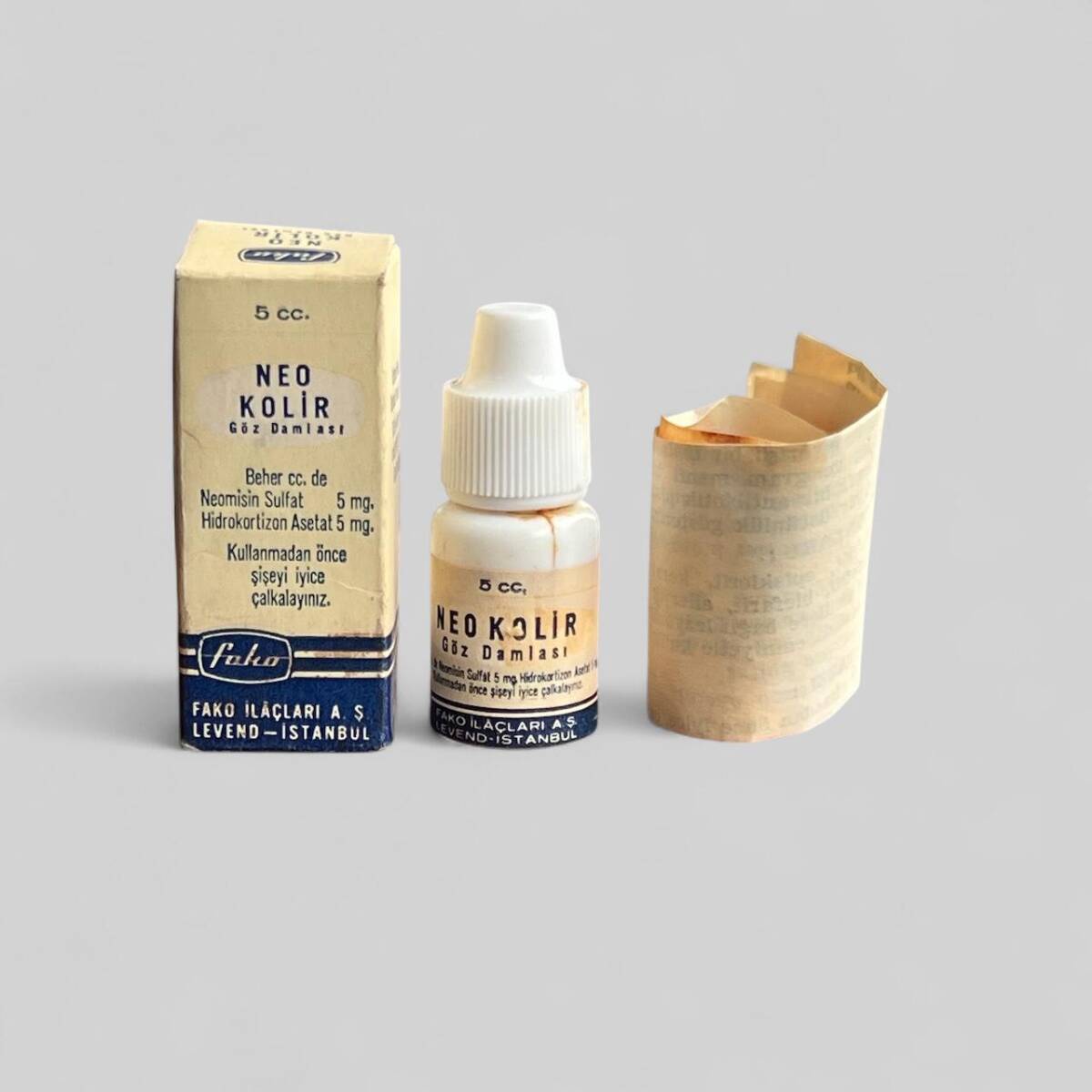 Vintage Neo Kolir İlaç Kutusunda Koleksiyonluk Tüketilmez MDL326 - 1