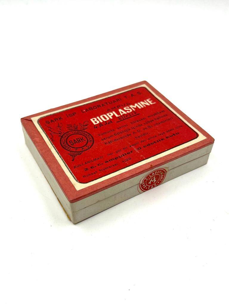 Vintage Bıoplasmıne Karton İlaç Kutusu MDL156 (N) - 2