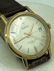 Vintage OLYMPIC Super Automatıc 14 Ayar Altın Erkek Kol Saati SAA149 - 1