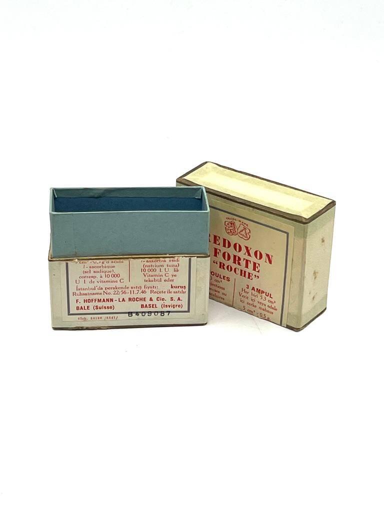 Vintage Redoxon Forte Roche`1946 İlaç Kutusu MDL162 (N) - 2