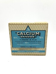 Vintage Calcıum Sandoz Ampul İlaç Kutusu MDL239 (N) - 1