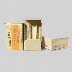 Vintage Östroluton İlaç Kutusunda Koleksiyonluk Tüketilmez MDL330 - Gökçekoleksiyon