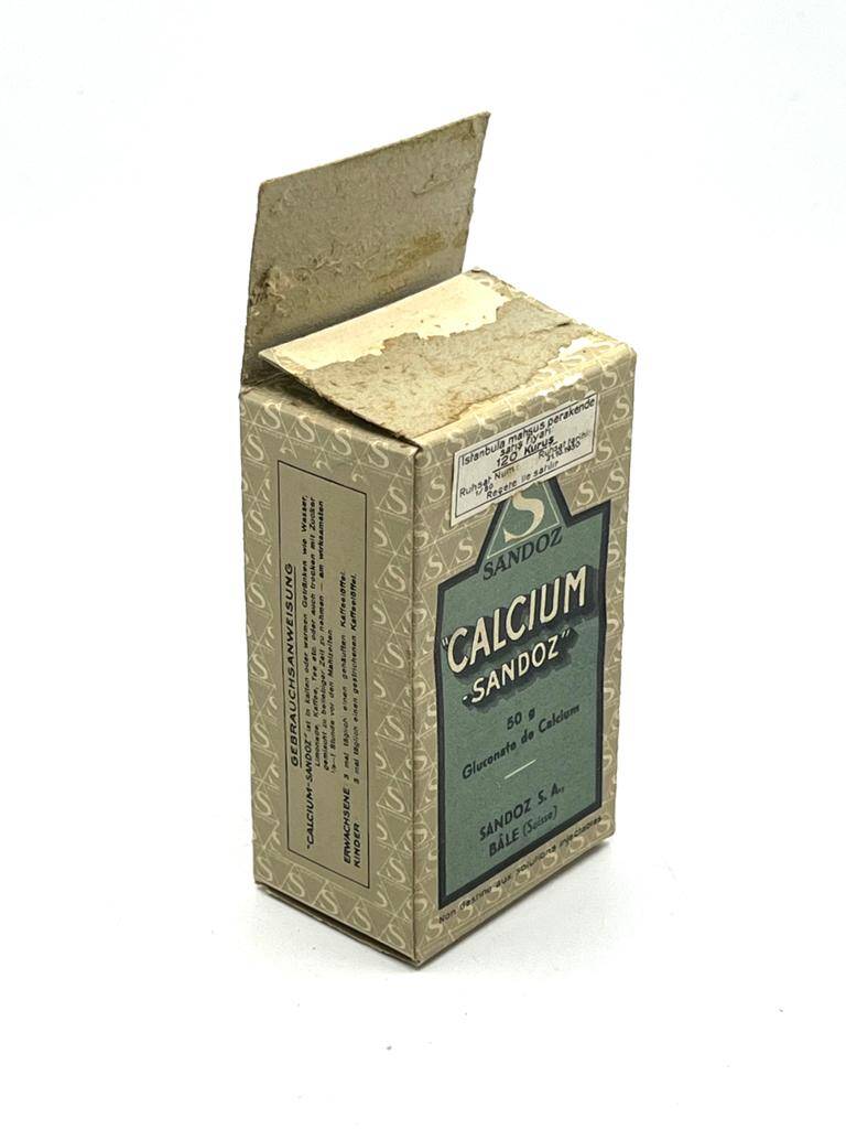 Vintage Calcıum Sandoz İlaç Kutusu MDL171 (N) - 2