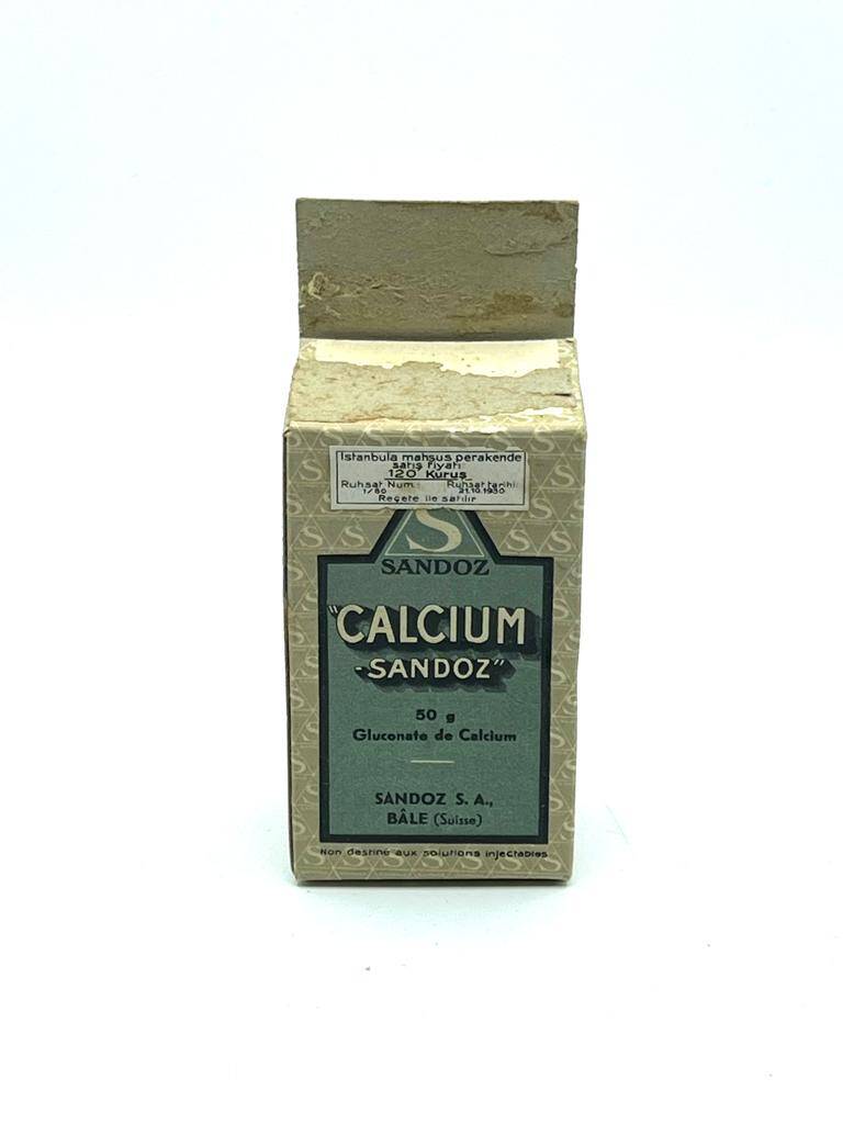 Vintage Calcıum Sandoz İlaç Kutusu MDL171 (N) - 1