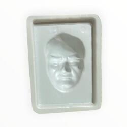 Vintage Plastik ATATÜRK BÜSTÜ Alçı Kalıp AOB8796 - 2