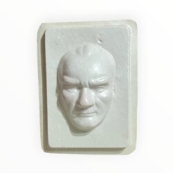 Vintage Plastik ATATÜRK BÜSTÜ Alçı Kalıp AOB8796 - 