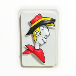 Vintage Plastik Oyuncak Çizgi Filim Karekteri ''RED KİT '' Oyuncak Alçı Kalıp AOB8793 - 