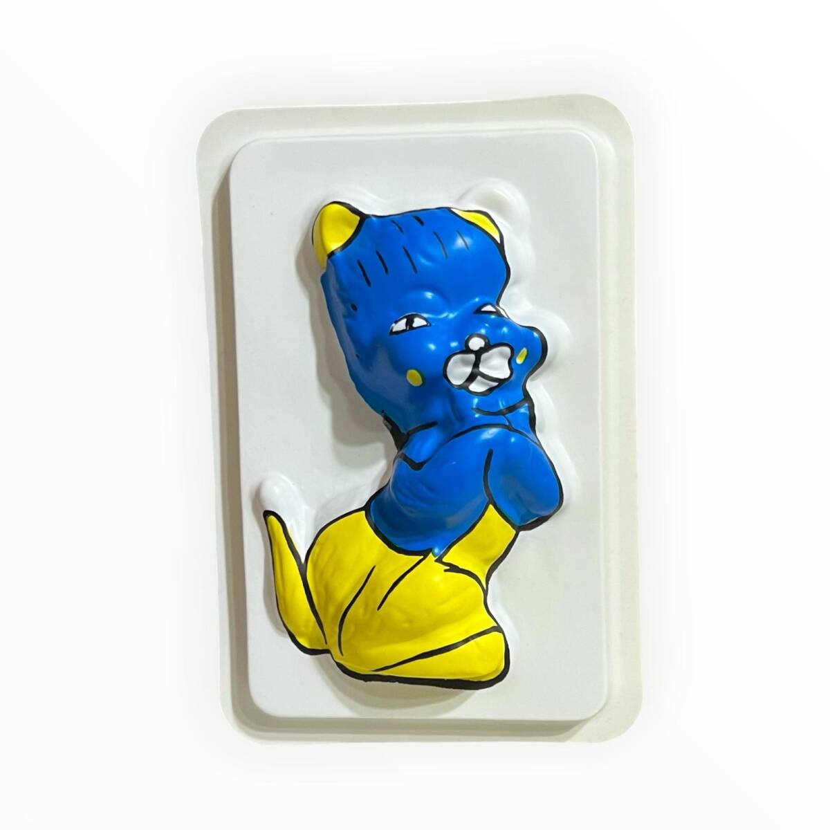 Vintage Plastik Oyuncak Sevimli Kedi Oyuncak Alçı Kalıp AOB8790 - 1