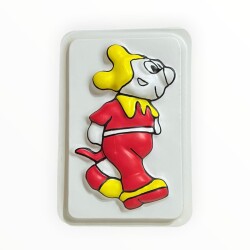 Vintage Plastik Oyuncak '' WALT DİSNEY '' Karekteri ''Miki Maus '' Oyuncak Alçı Kalıp AOB8786 - 