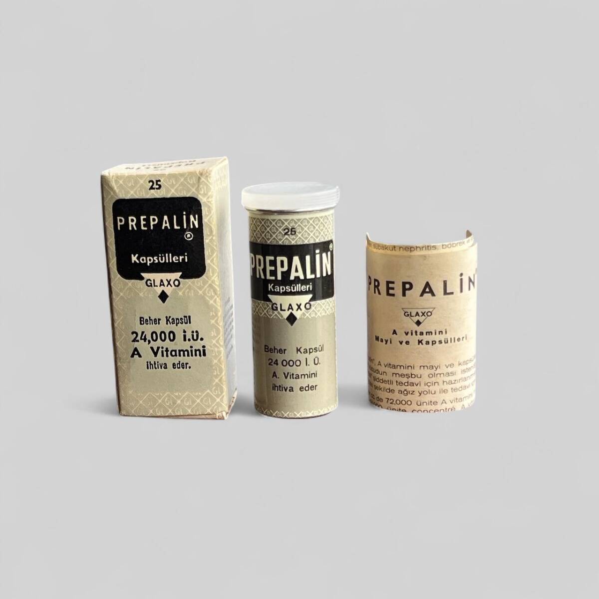 Vintage Prepalin İlaç Kutusunda Koleksiyonluk Tüketilmez MDL331 - 1