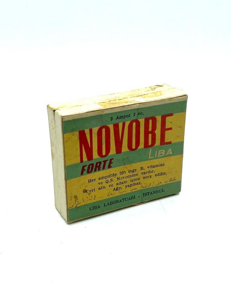 Vintage Novobe Liba 1955 İlaç Kutusu MDL158 (N) - 1