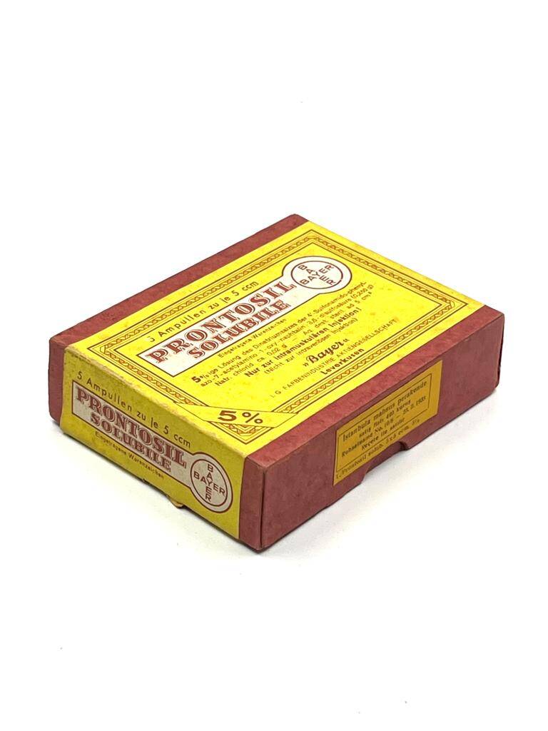 Vintage Prontosıl Solubıle Bayer İlaç Kutusu MDL163 (N) - 2