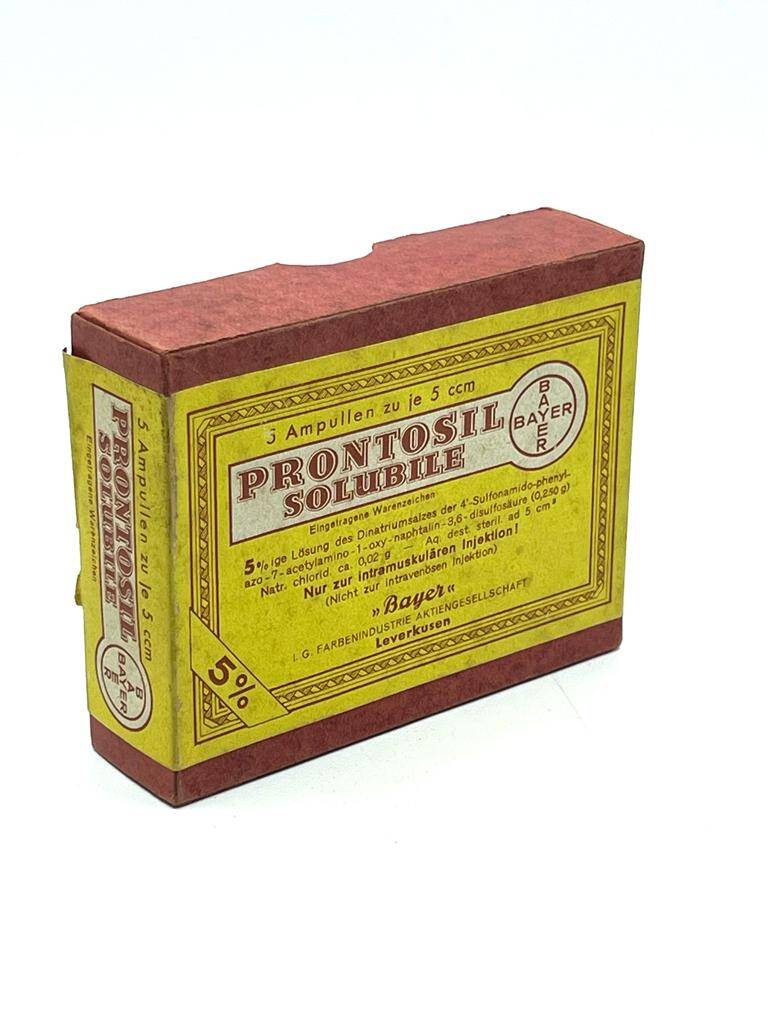 Vintage Prontosıl Solubıle Bayer İlaç Kutusu MDL163 (N) - 1