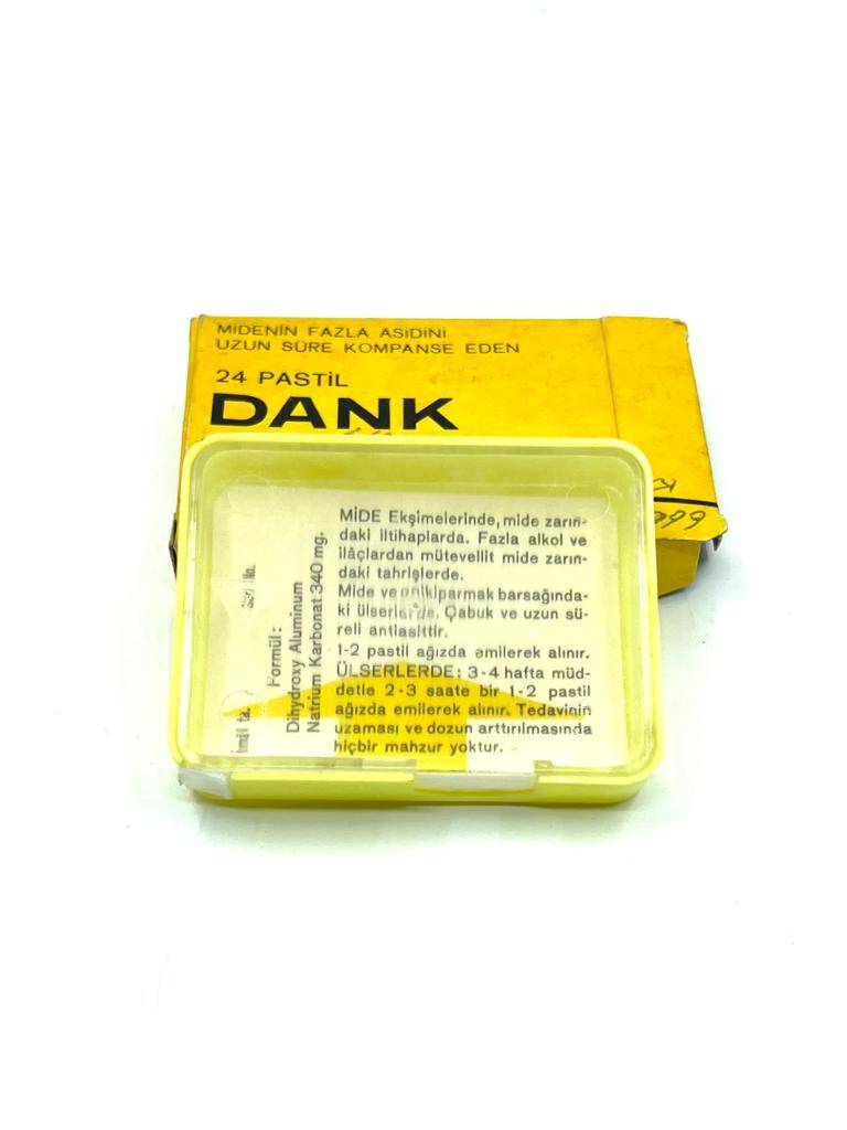 Vintage Dank Pastil 1966 İlaç Kutusu MDL121 (N) - 2