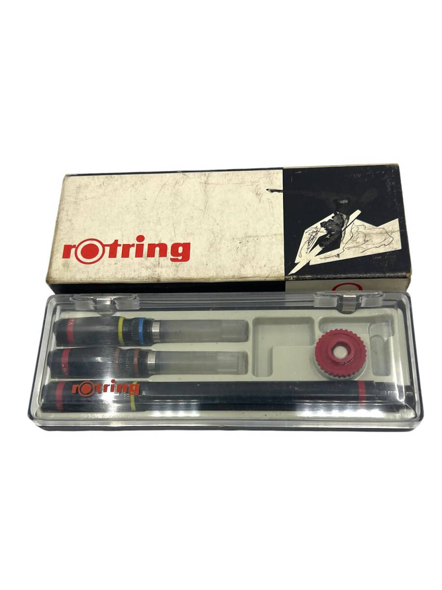 Vintage Rotring Mikro 3 Teknik Kalem Seti 0.16mm-0.18mm AOB4224 (N) - 1