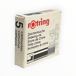 Vintage rOtring Teknik Çizim ve Rapido Kalem Kartuşu AOB8717 - 4