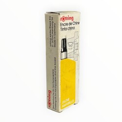 Vintage rOtring Teknik Çizim ve Rapido Mürekkebi ''Sarı'' AOB8732 - 2