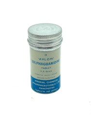 Vintage Avlon Sulphaguanıdıne Tablet1950 İlaç Kutusu MDL110 (N) (N) - 1