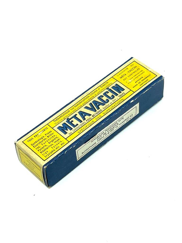 Vintage Metavaccin 1932 Açılmamış İlaç KutusuMDL243 (N) - 1