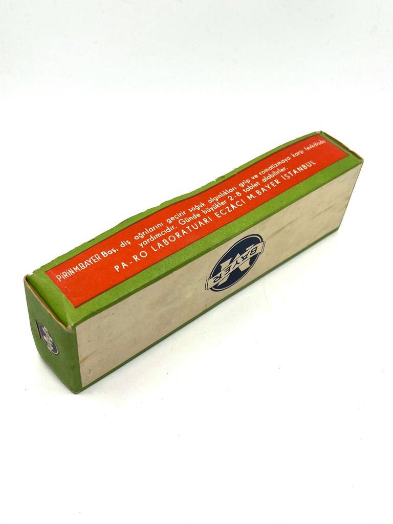 Vintage Pirin Bayer 1947 İlaç Kutusu MDL170 (N) - 2