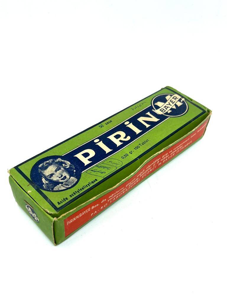 Vintage Pirin Bayer 1947 İlaç Kutusu MDL170 (N) - 1