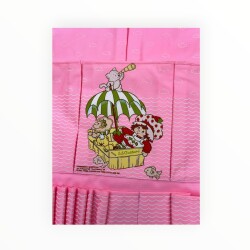 Vintage Sevimli Strawberry Shortcake Çizgi Filim Karakterli Öğrenci Çocuk Çantası Katlanabilir AOB8645 - 4
