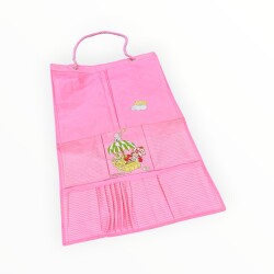 Vintage Sevimli Strawberry Shortcake Çizgi Filim Karakterli Öğrenci Çocuk Çantası Katlanabilir AOB8645 - 