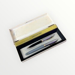 Vintage Sheaffer's 14 Ayar Altın Dolma Kalem ve Mekanik Uçlu Kalem Kutusunda AOB4988 - Gökçekoleksiyon