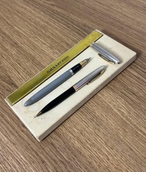 Vintage Sheaffer's 14 Ayar Altın Dolma Kalem ve Mekanik Uçlu Kalem Kutusunda AOB4988 - 4