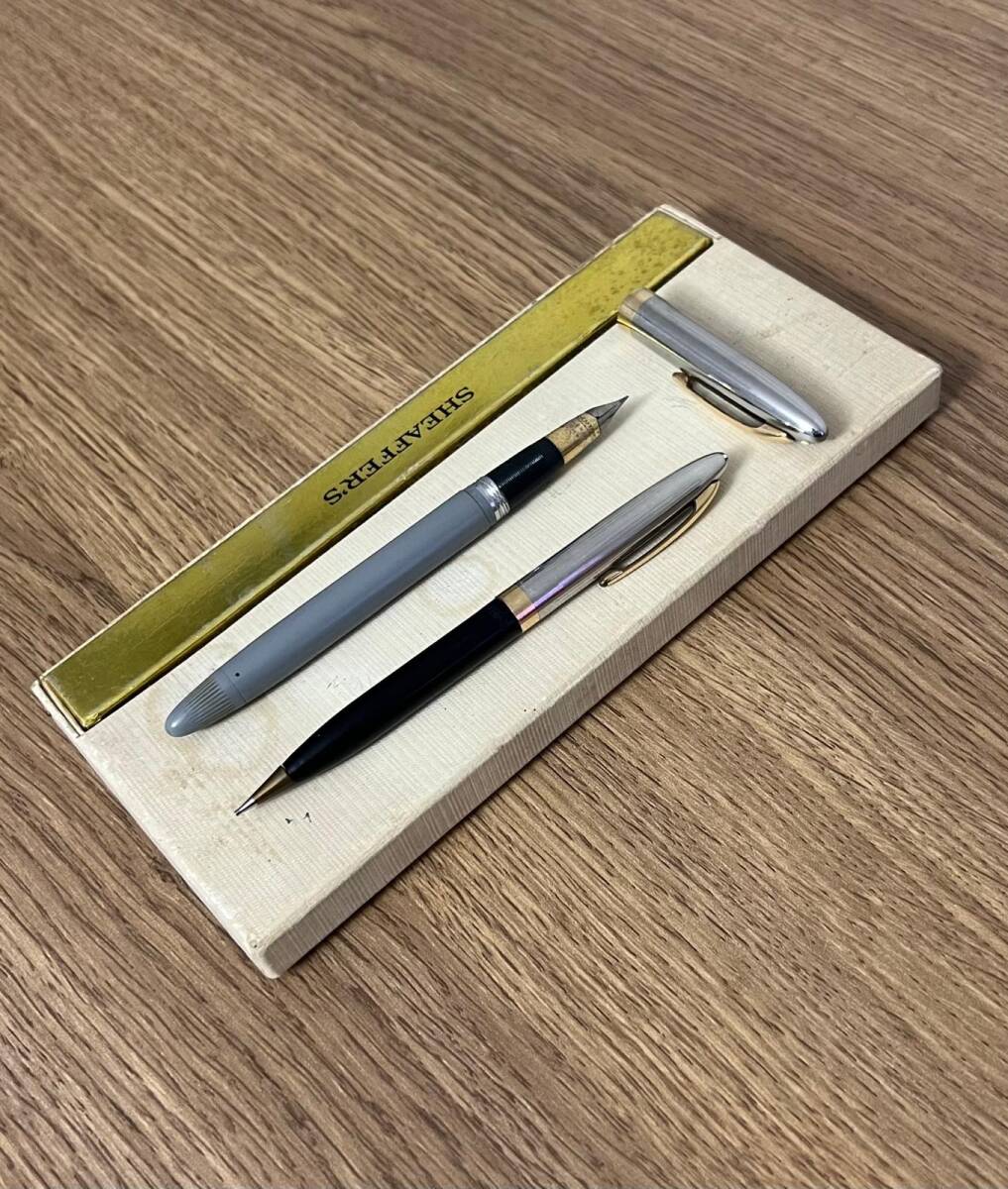 Vintage Sheaffer's 14 Ayar Altın Dolma Kalem ve Mekanik Uçlu Kalem Kutusunda AOB4988 - 4
