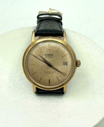 Vintage SINEX GENEVE 27 Rubis OTOMATİK Altın Kaplama Kurmalı Erkek Kol Saati SAA190 - 2