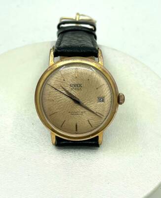 Vintage SINEX GENEVE 27 Rubis OTOMATİK Altın Kaplama Kurmalı Erkek Kol Saati SAA190 - 2