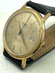 Vintage SINEX GENEVE 27 Rubis OTOMATİK Altın Kaplama Kurmalı Erkek Kol Saati SAA190 - 3