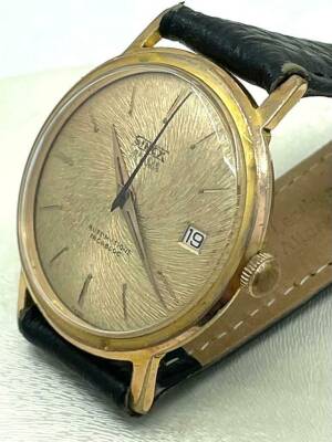 Vintage SINEX GENEVE 27 Rubis OTOMATİK Altın Kaplama Kurmalı Erkek Kol Saati SAA190 - 3