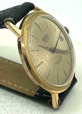 Vintage SINEX GENEVE 27 Rubis OTOMATİK Altın Kaplama Kurmalı Erkek Kol Saati SAA190 - 4