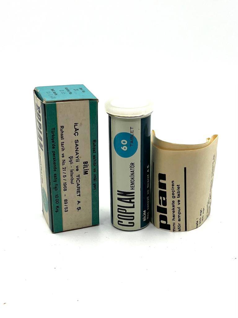 Vintage Coplan Hemokinatör Kısmen Dolu İlaç Kutusu MDL252 (N) - 2