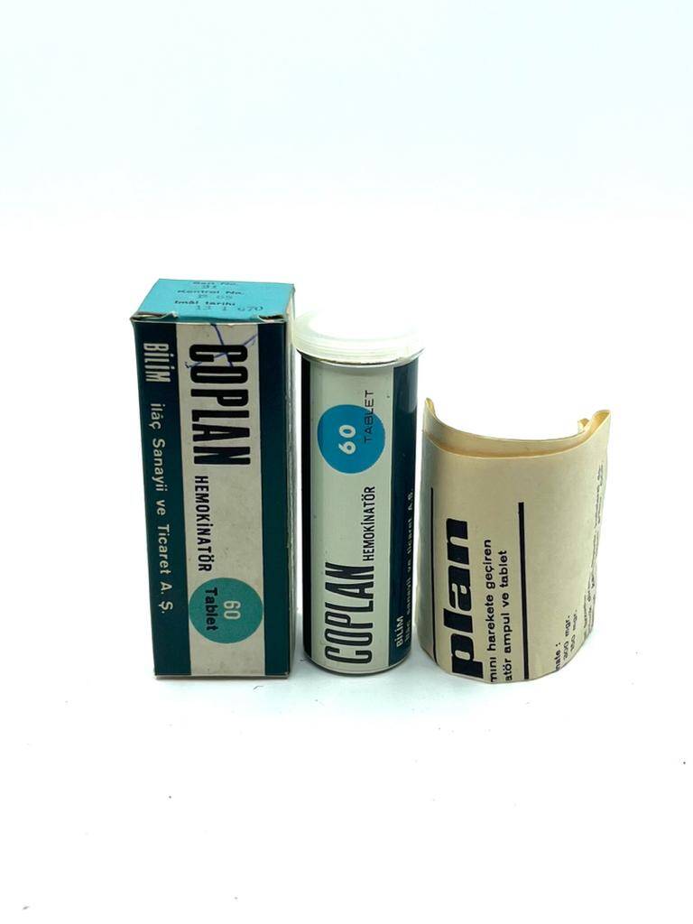 Vintage Coplan Hemokinatör Kısmen Dolu İlaç Kutusu MDL252 (N) - 1
