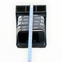 Vintage Telefon Rehberi, Kalemlik Masa Üstü Set Stant AOB8643 - 4
