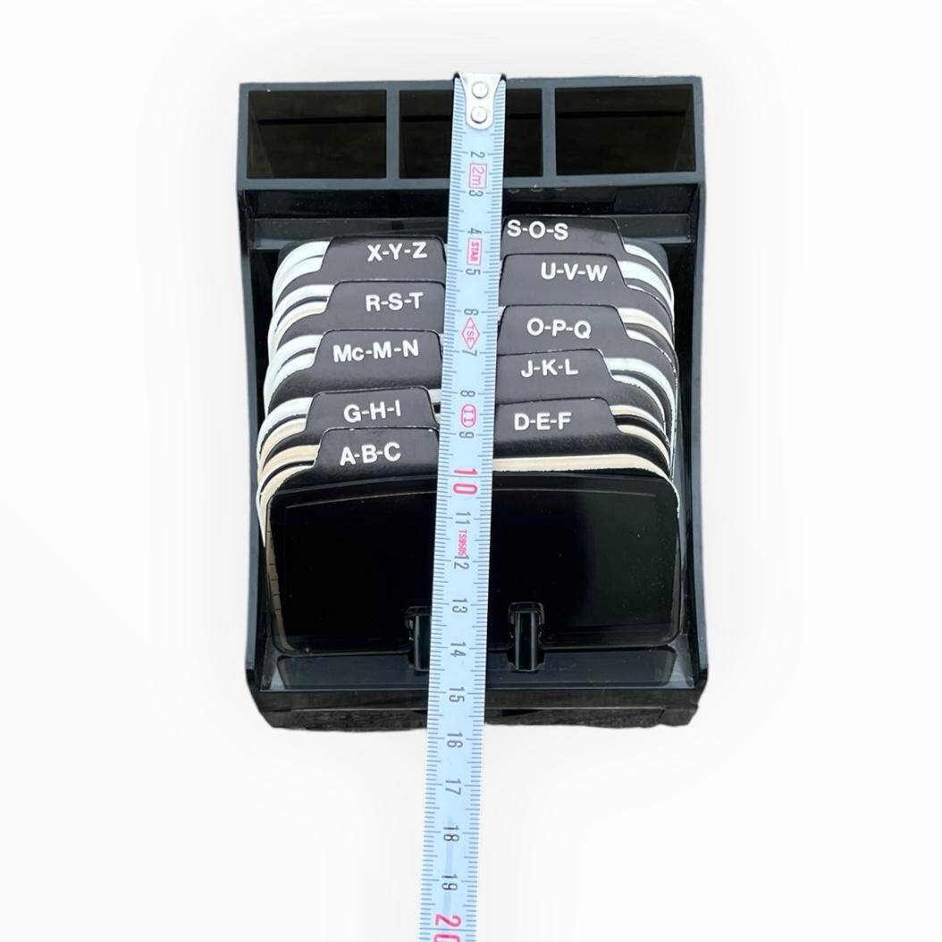 Vintage Telefon Rehberi, Kalemlik Masa Üstü Set Stant AOB8643 - 4
