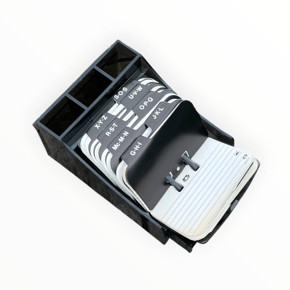Vintage Telefon Rehberi, Kalemlik Masa Üstü Set Stant AOB8643 - 5